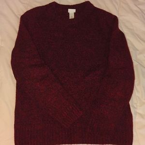 H &M wool blend crew neck sweater